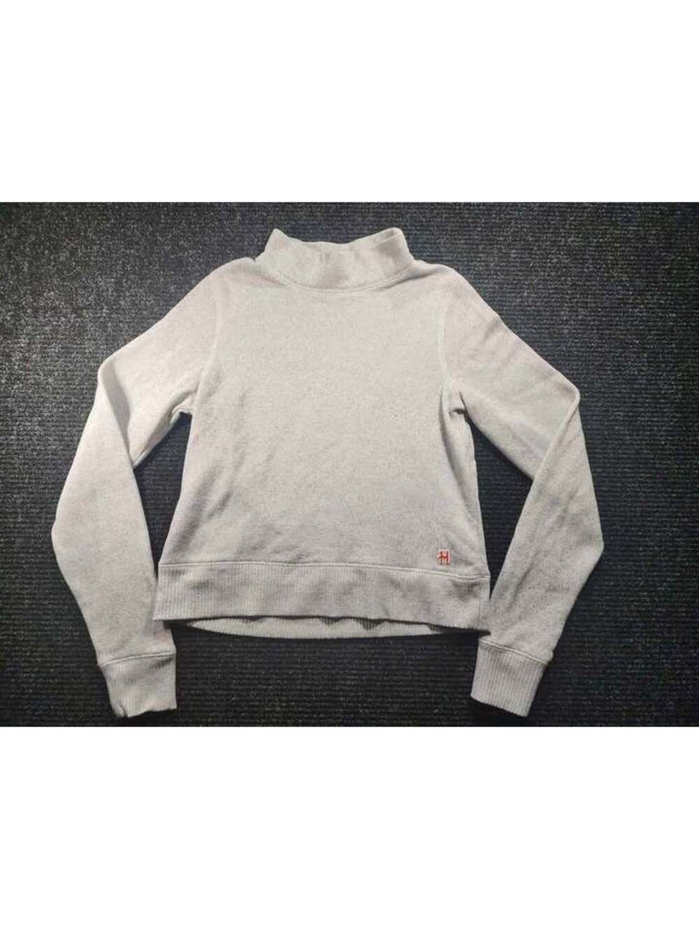 Homage Grey Mock Neck Sweater Size S